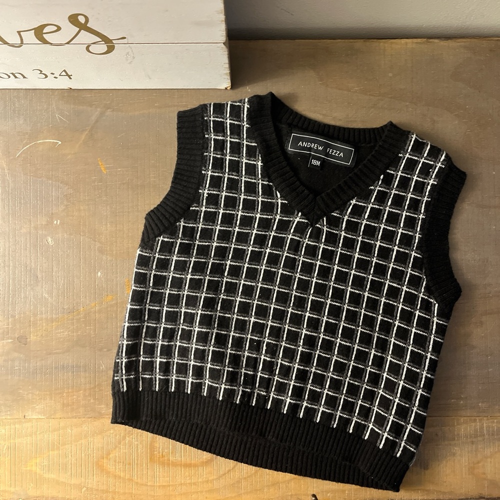 Andrew Fezza Sweater Vest - Toddler
